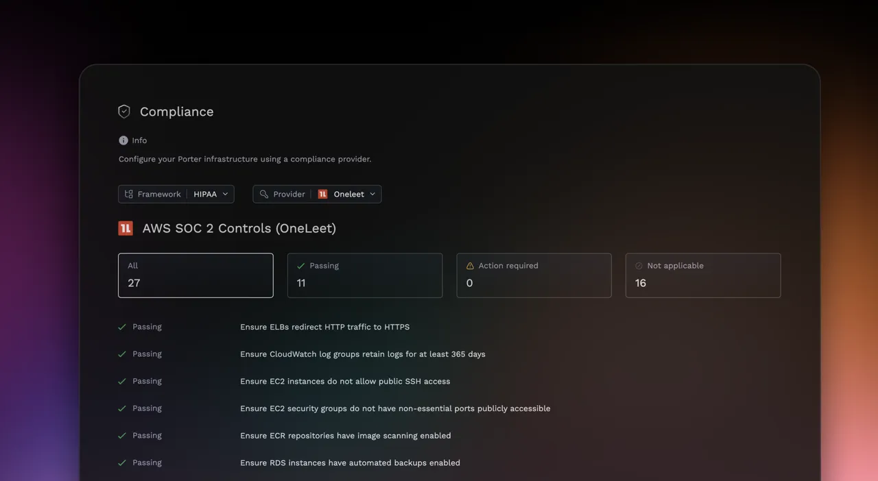 Porter brand asset featured on porter.run
