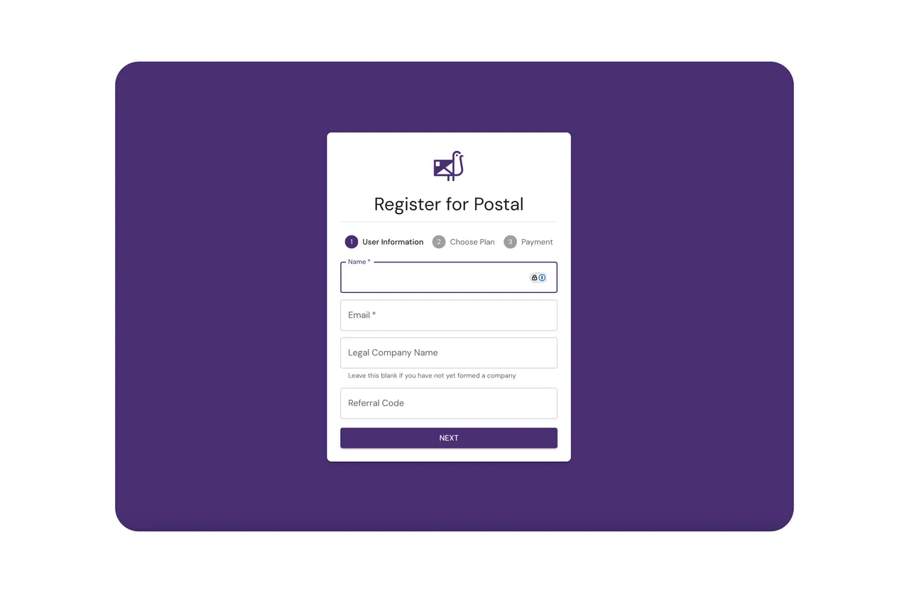 Postal brand asset featured on usepostal.com