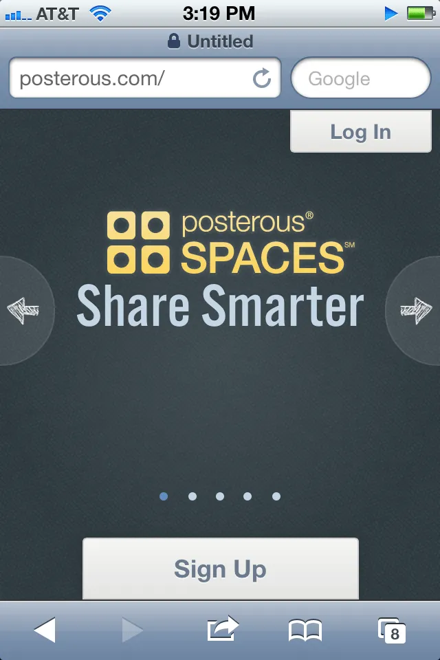 Posterous brand asset featured on lonelybrand.com