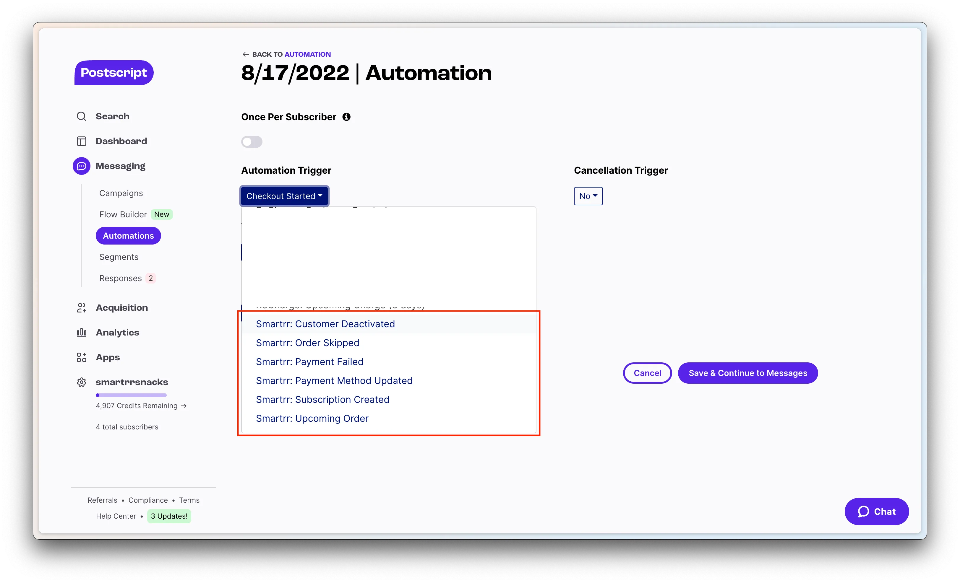 Postscript brand asset featured on postscript.io