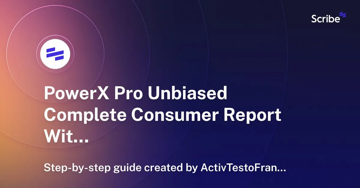 PowerX brand asset featured on scribehow.com