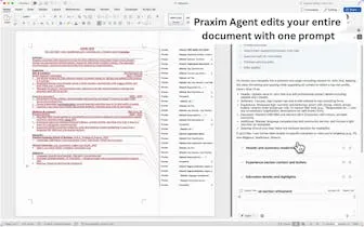 Praxim brand asset featured on producthunt.com