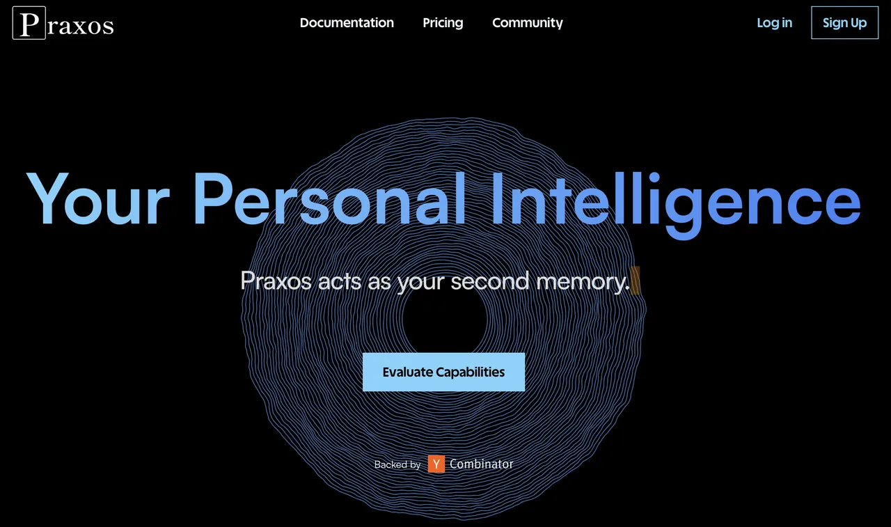 Praxos brand asset featured on mypraxos.com