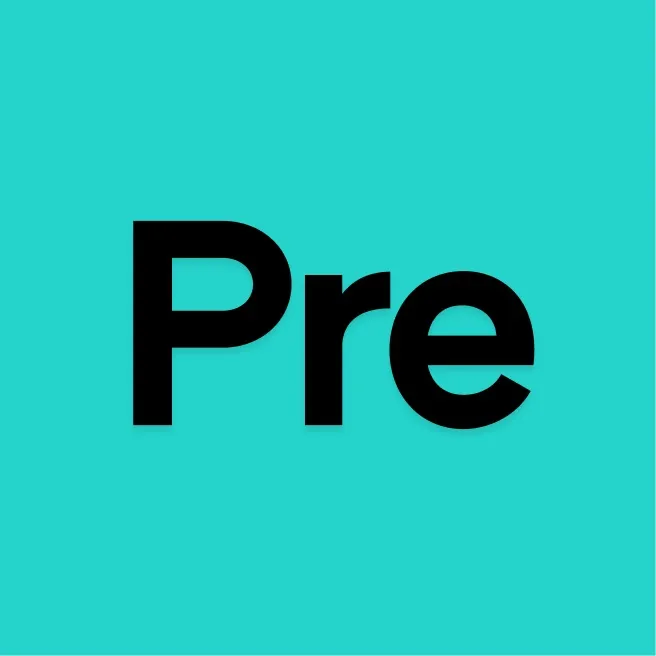 Pre brand asset featured on buildwithpre.com
