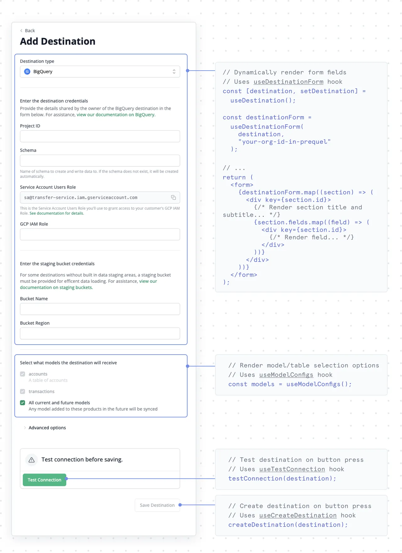 Prequel brand asset featured on docs.prequel.co