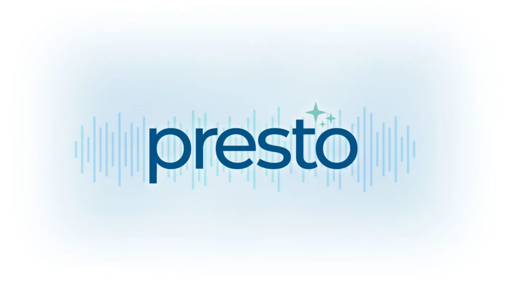 Presto brand asset featured on presto.com