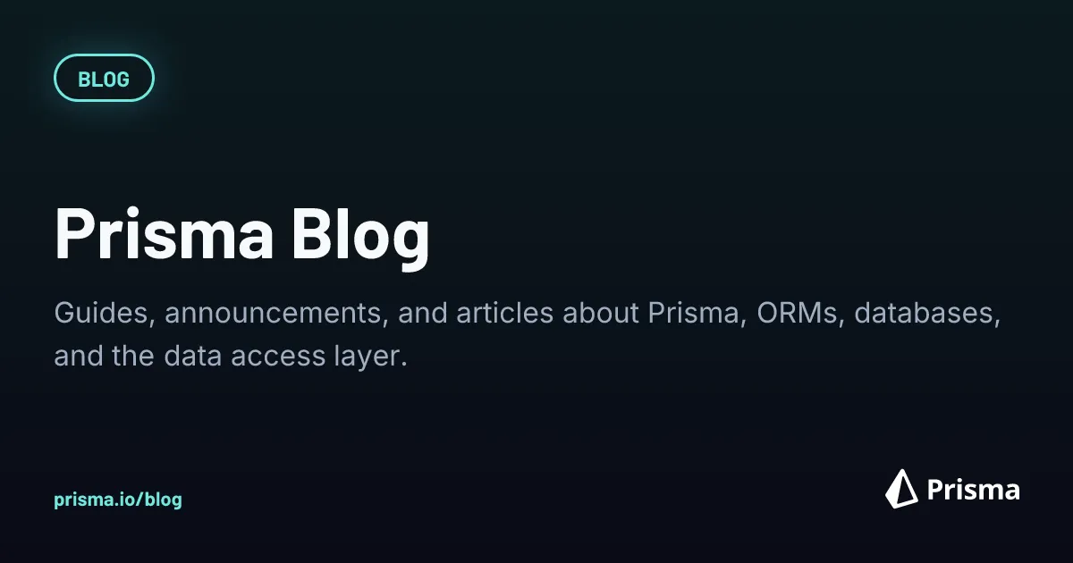 Prisma brand asset featured on prisma.io