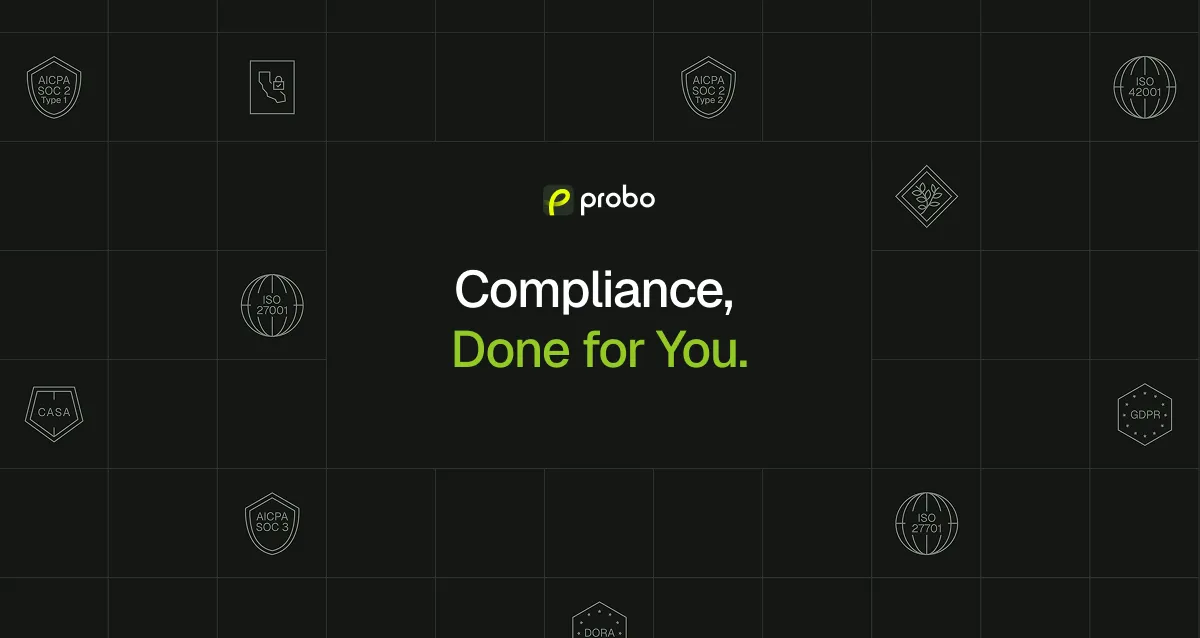 Probo brand asset featured on getprobo.com