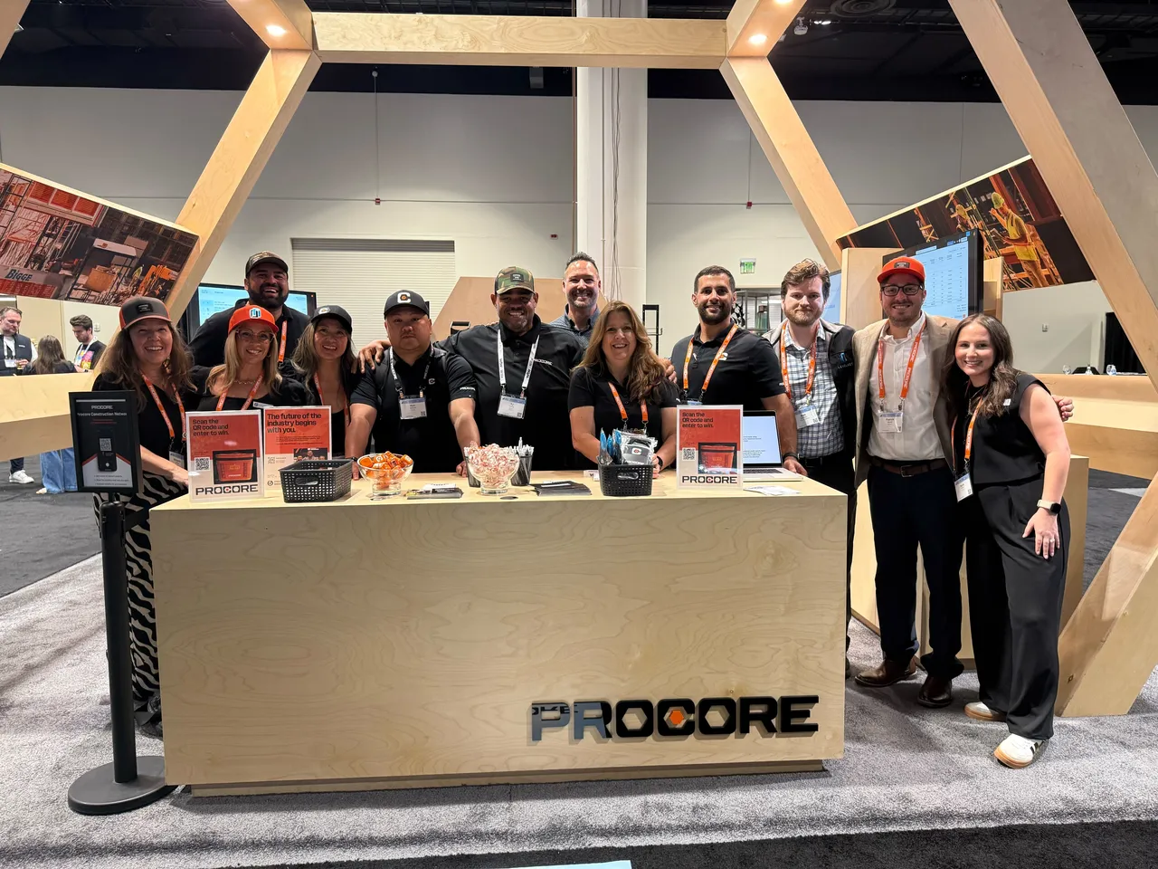 Procore brand asset featured on careers.procore.com