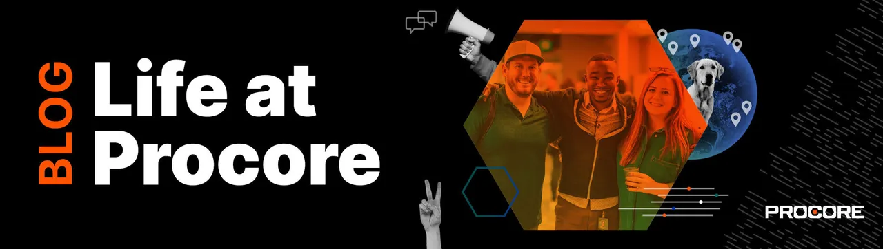 Procore brand asset featured on careers.procore.com