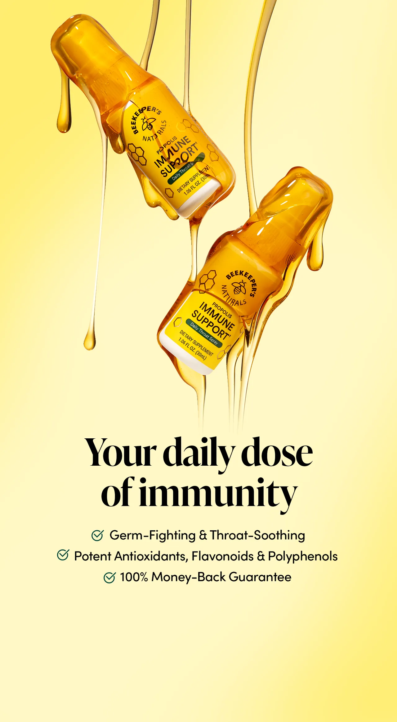 Propolis brand asset featured on beekeepersnaturals.com