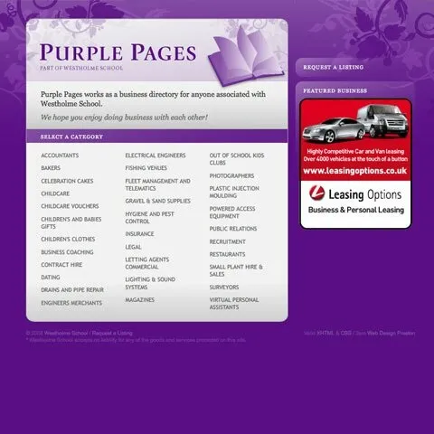 PurplePages brand asset featured on 2ammedia.co.uk