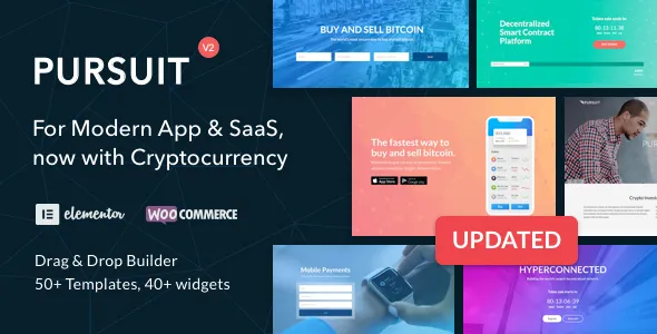 Pursuit brand asset featured on themeforest.net