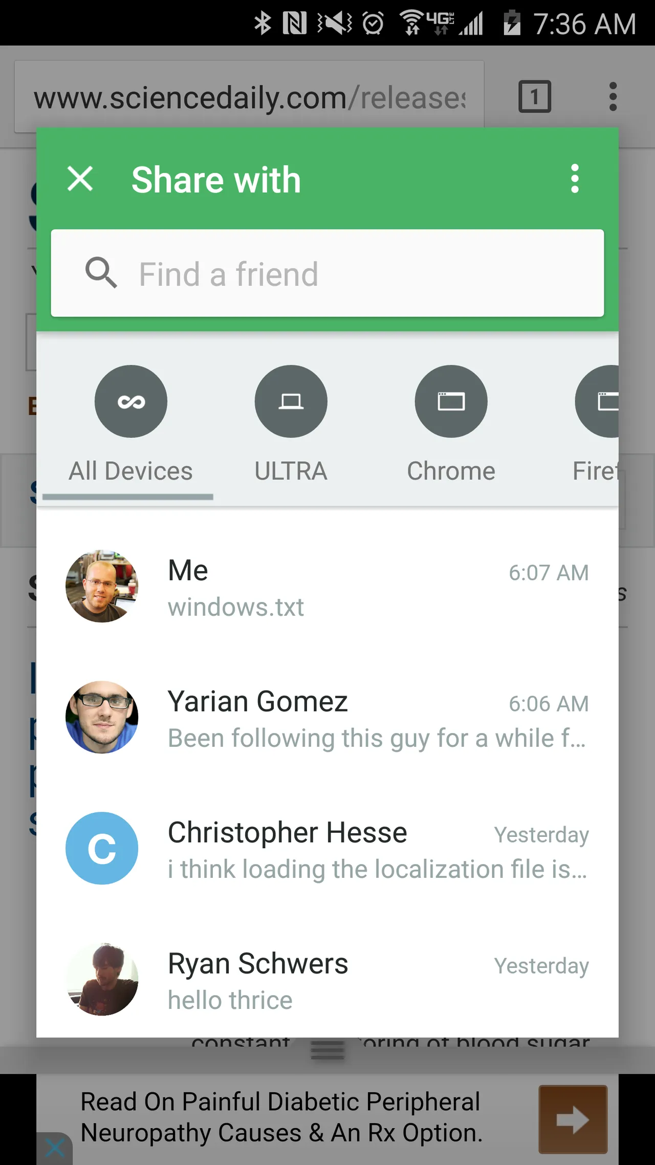 Pushbullet brand asset featured on blog.pushbullet.com