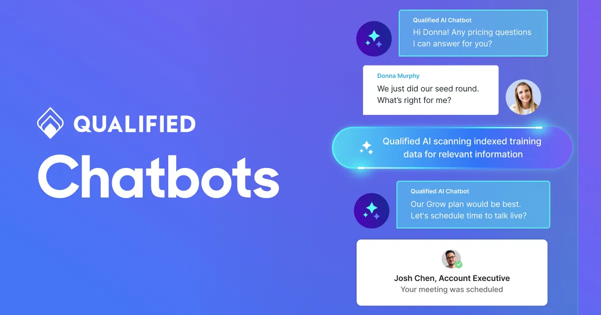Qualify.bot brand asset featured on qualified.com