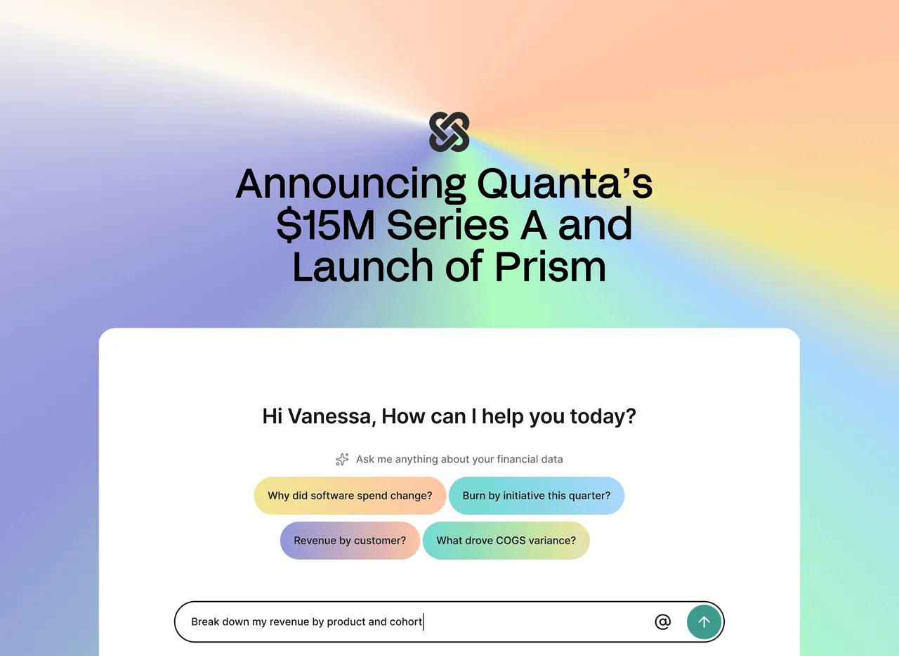 Quanta brand asset featured on usequanta.com