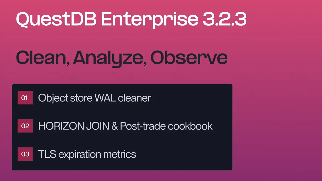 QuestDB brand asset featured on questdb.io