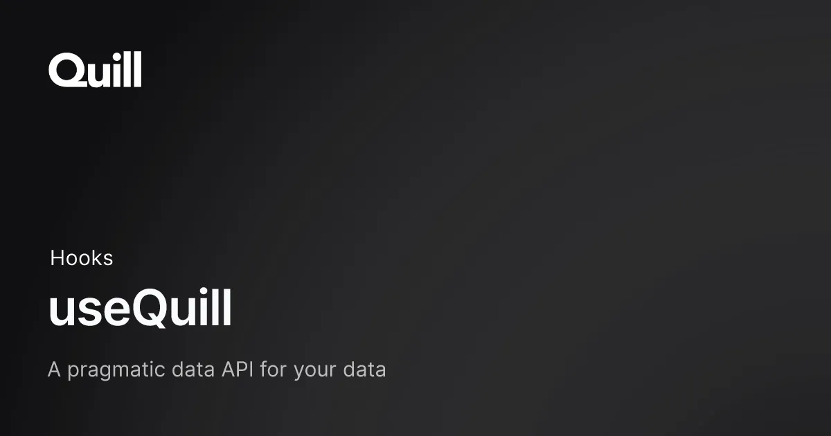 Quill brand asset featured on quill.co