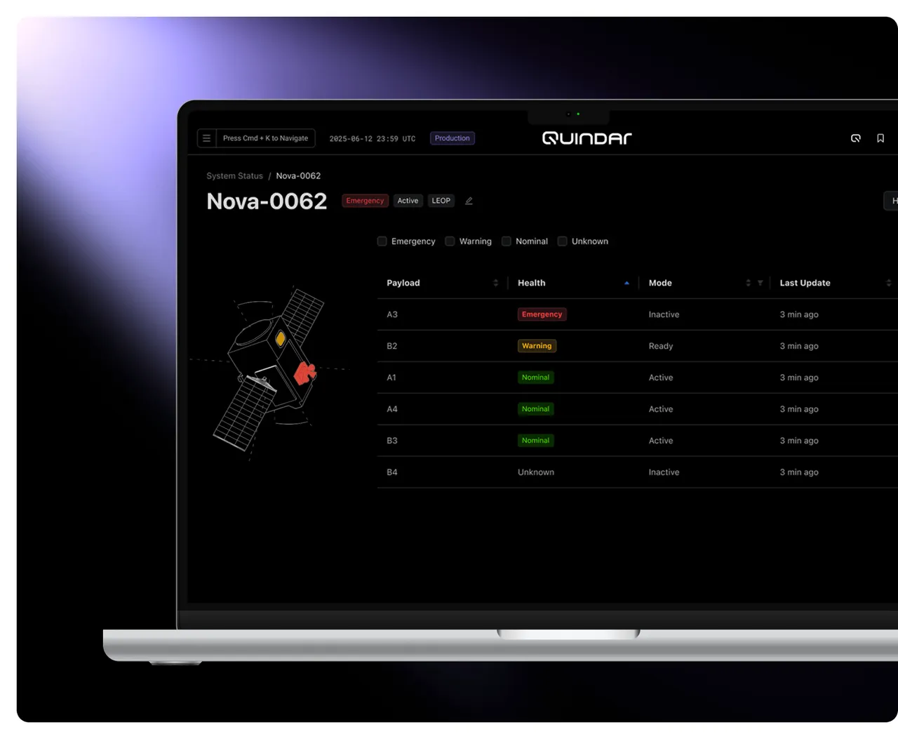 Quindar brand asset featured on quindar.space