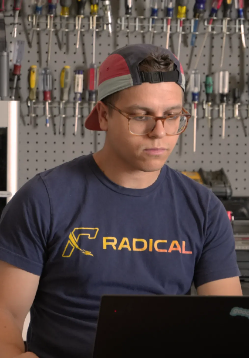 Radical brand asset featured on radicalaero.com