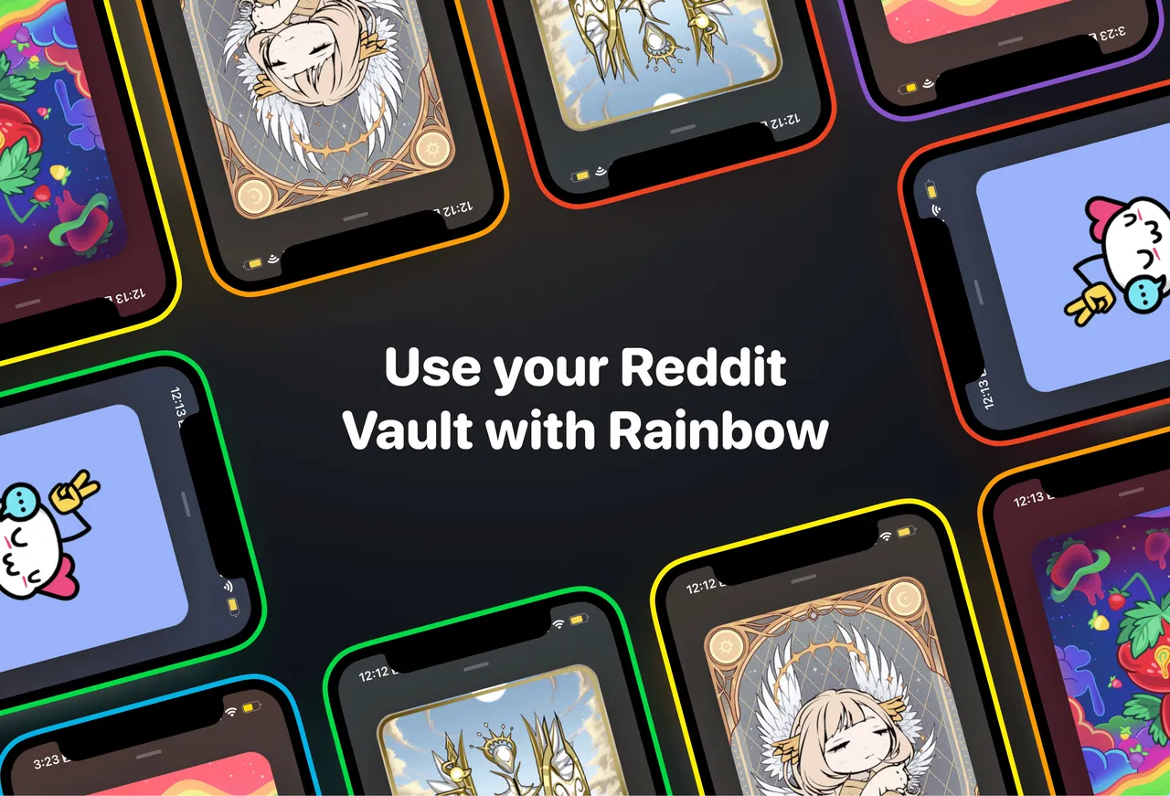 Rainbow brand asset featured on rainbow.me