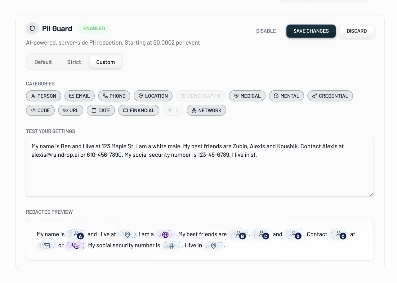 Raindrop brand asset featured on raindrop.ai