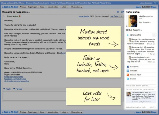 Rapportive brand asset featured on irevolutions.org