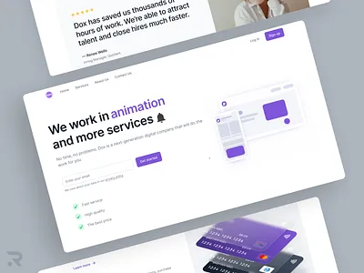 Ravn brand asset featured on dribbble.com