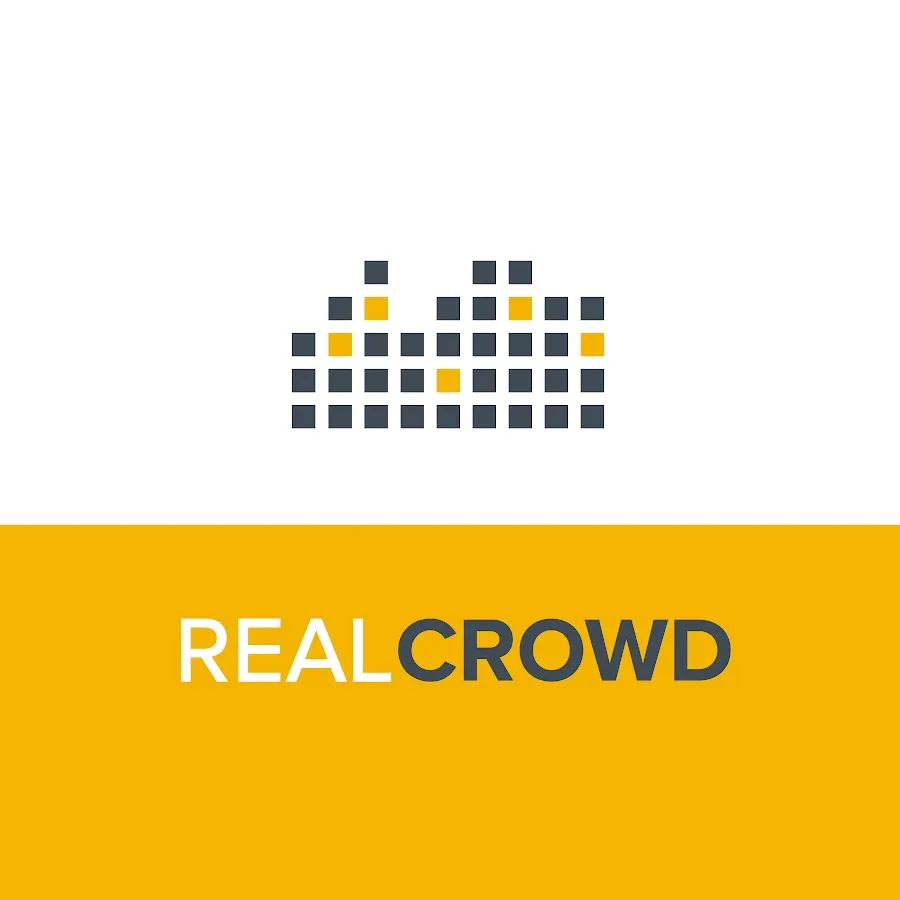 RealCrowd brand asset featured on youtube.com