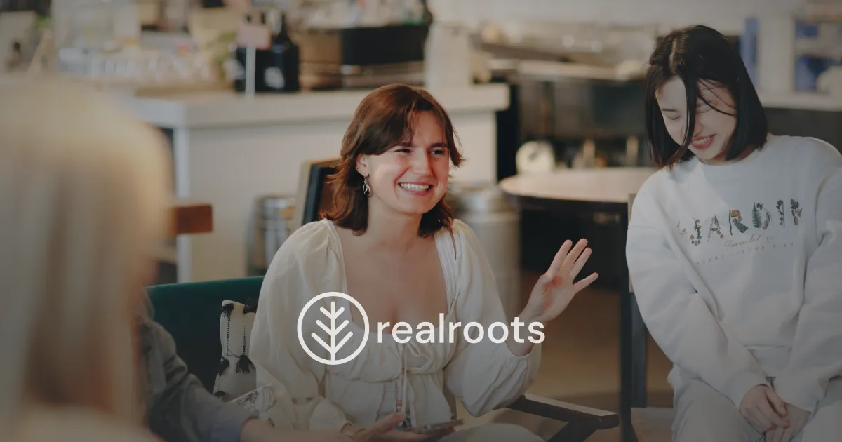 RealRoots brand asset featured on therealroots.com