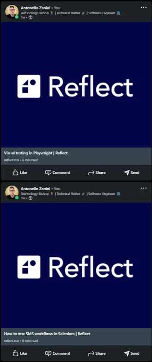 Reflect brand asset featured on reflect.run