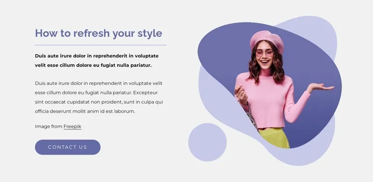 Refresh brand asset featured on nicepage.com