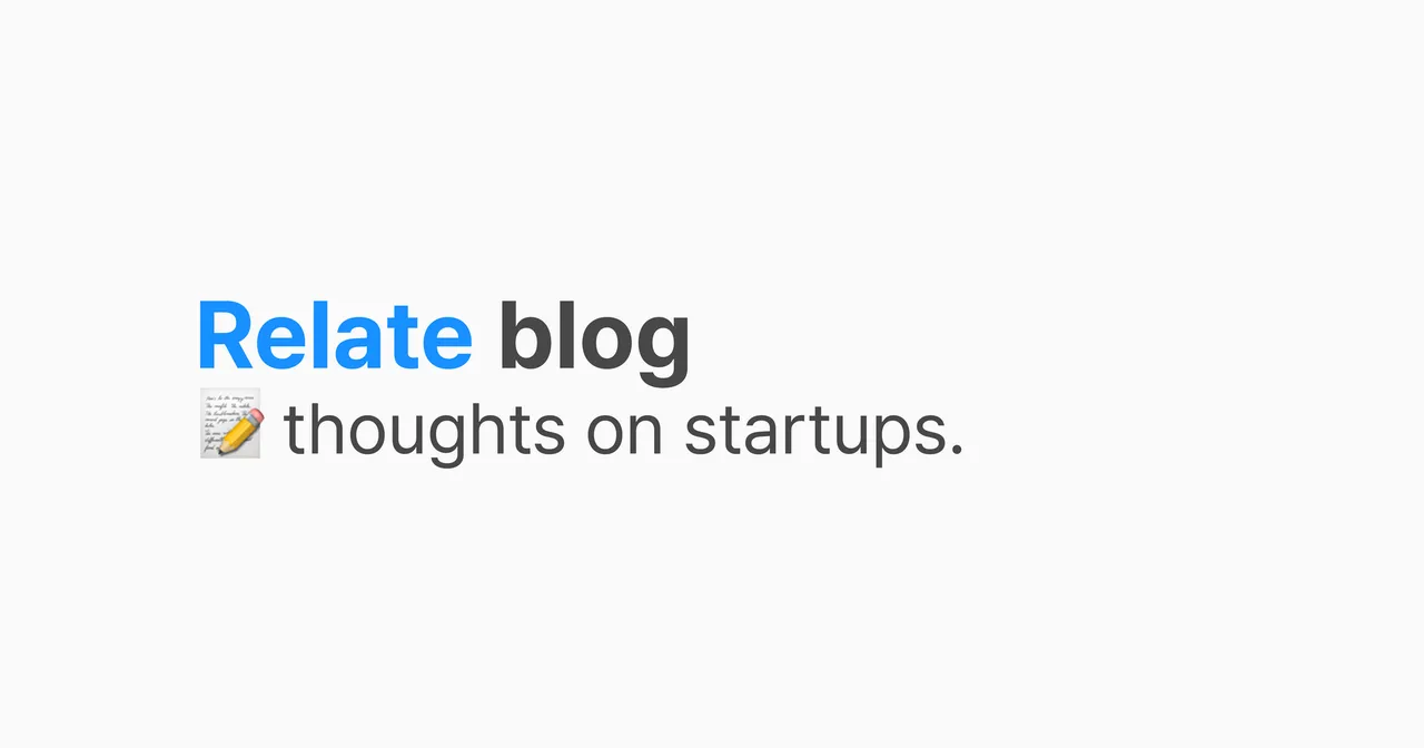 Relate brand asset featured on relate.so