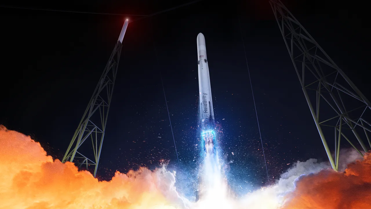 Relativity Space brand asset featured on relativityspace.com