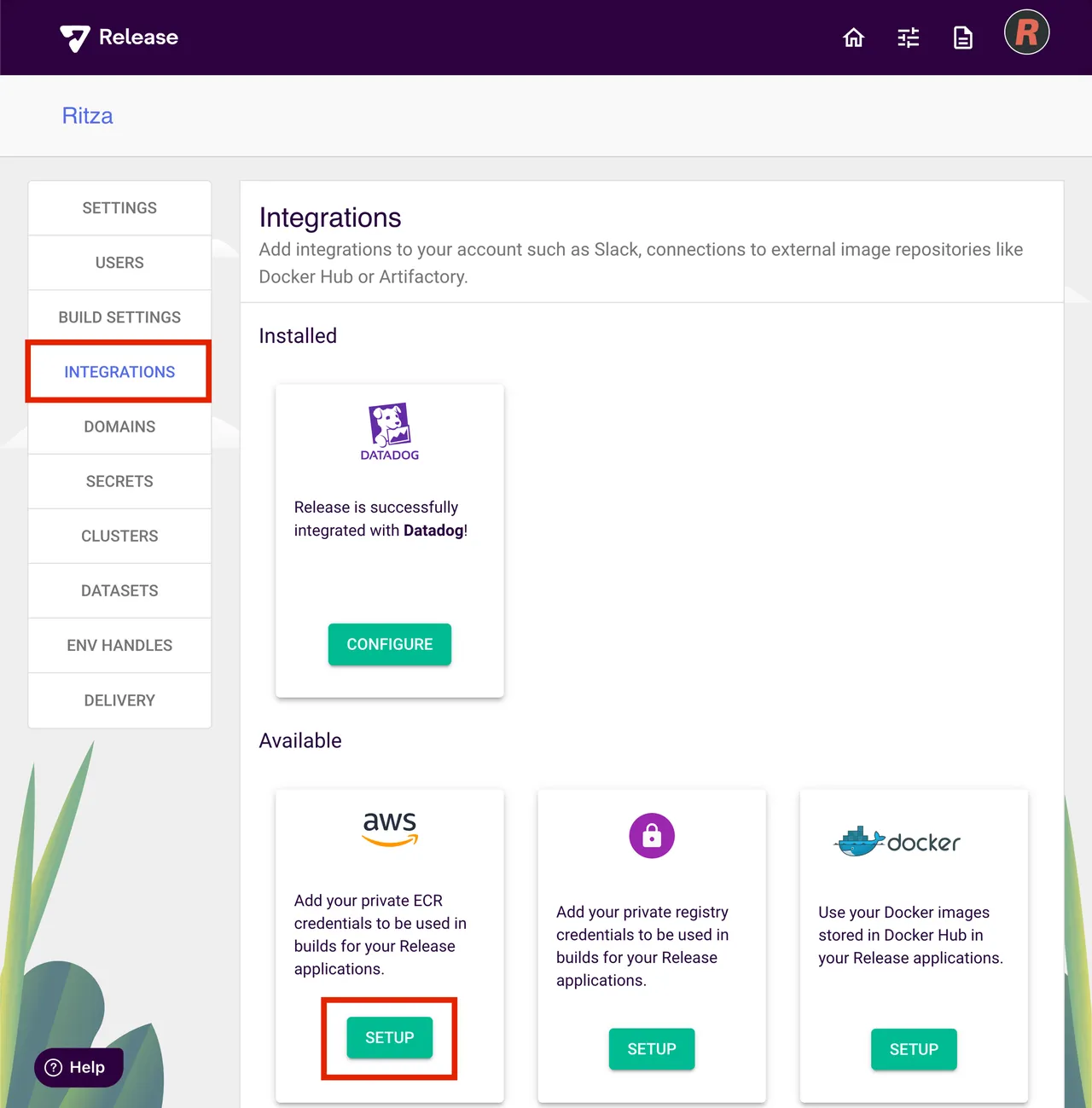Release brand asset featured on docs.release.com