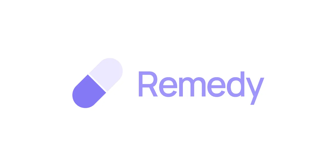 Remedy brand asset featured on useremedy.co
