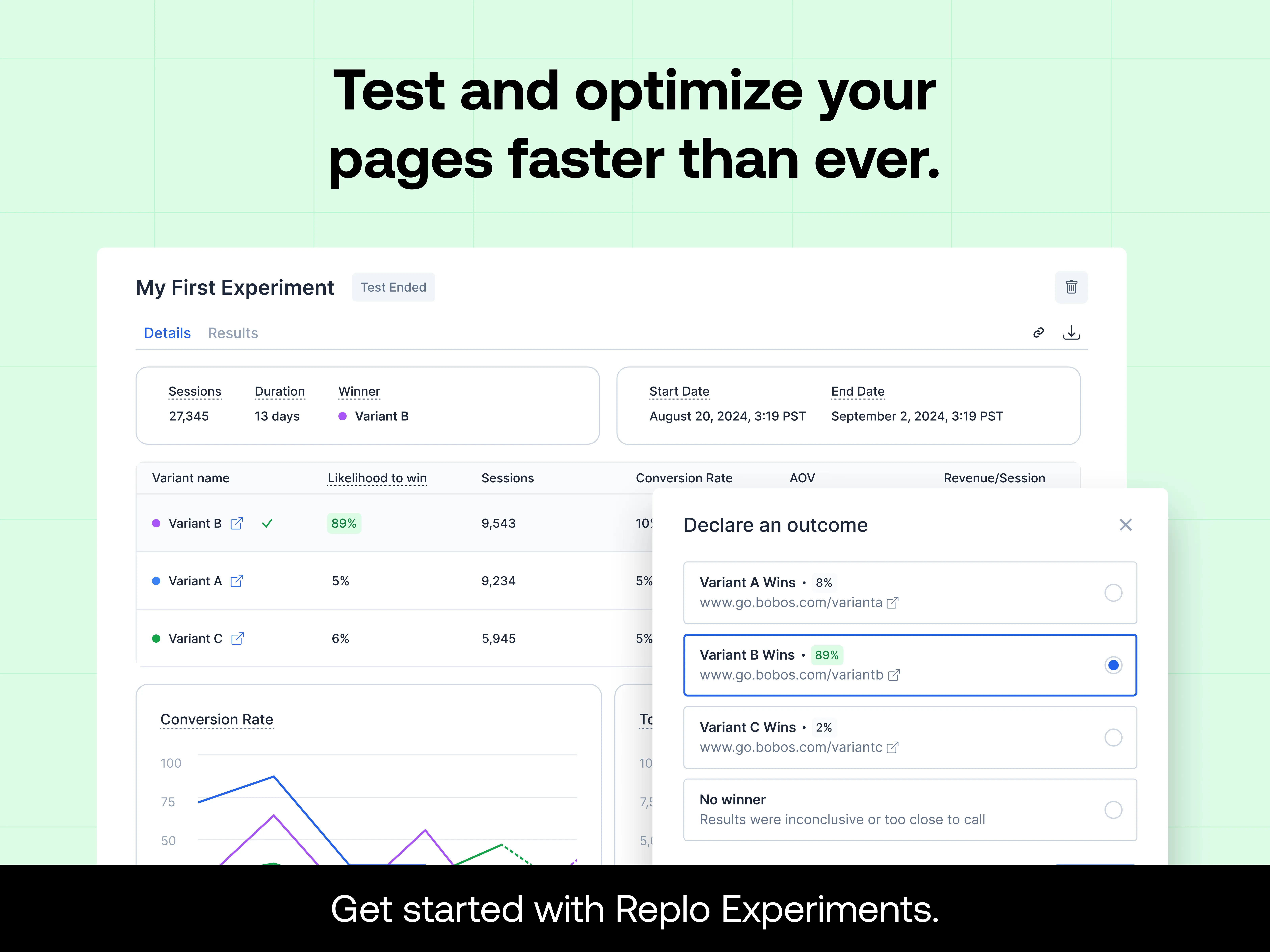 Replo brand asset featured on replo.app