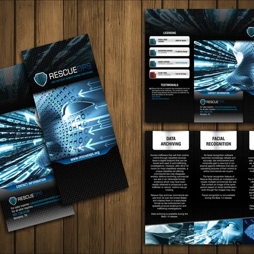 Rescue Forensics brand asset featured on 99designs.com