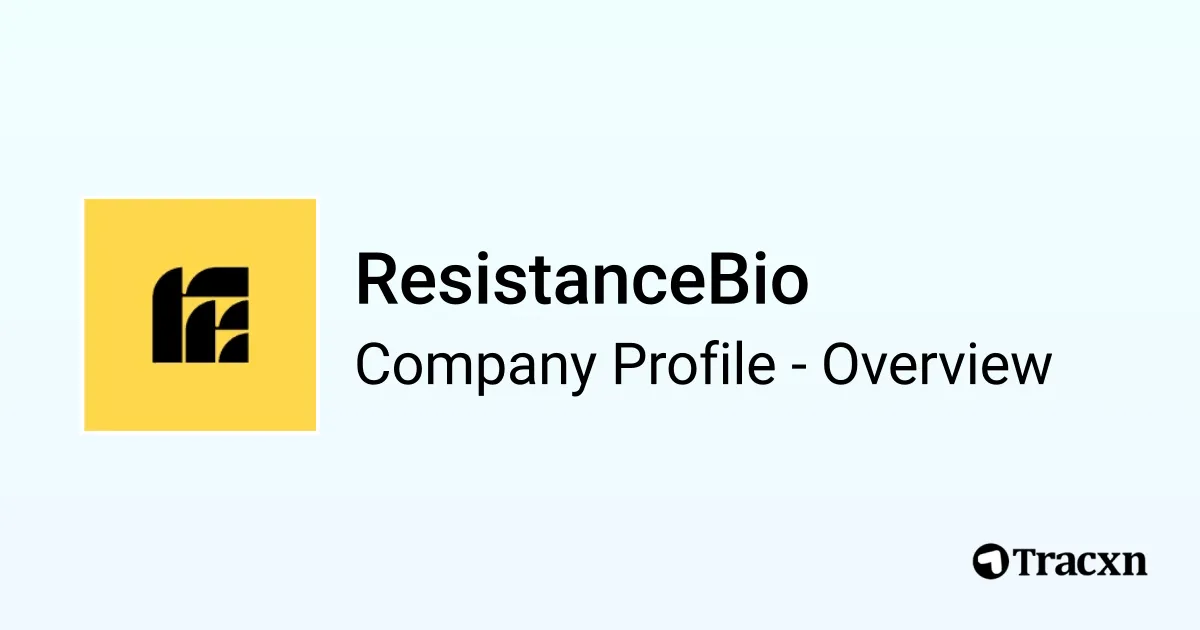 ResistanceBio brand asset featured on tracxn.com
