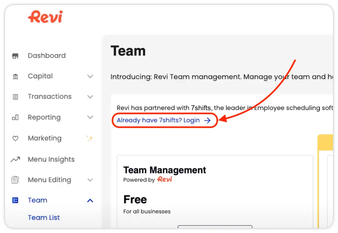 Revi brand asset featured on kb.7shifts.com