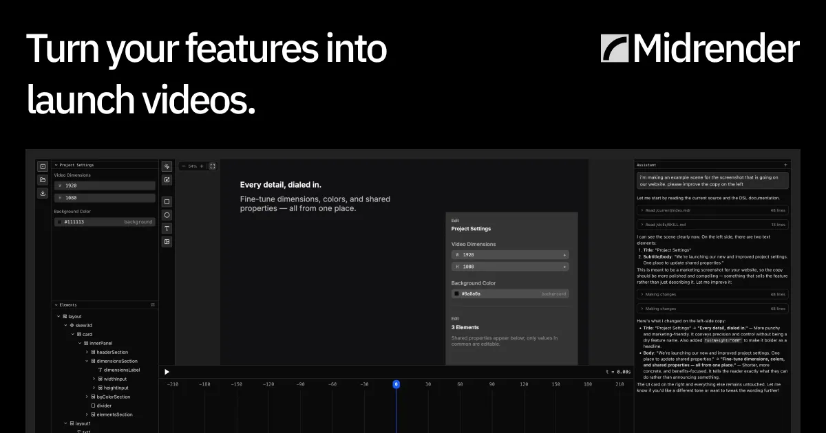 Revideo brand asset featured on re.video