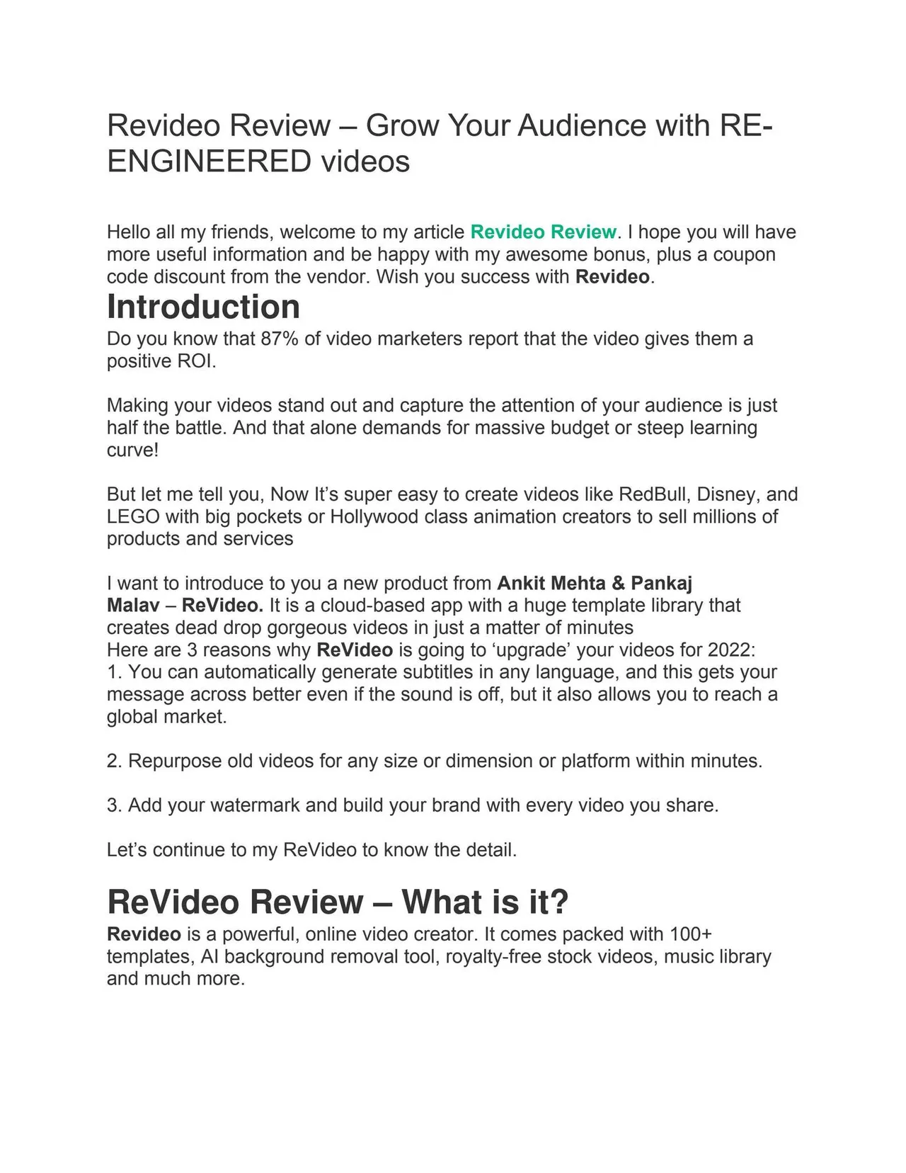 Revideo brand asset featured on issuu.com