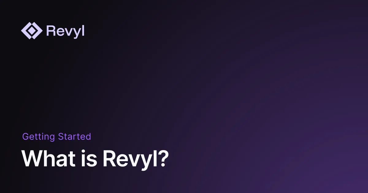 Revyl brand asset featured on docs.revyl.ai