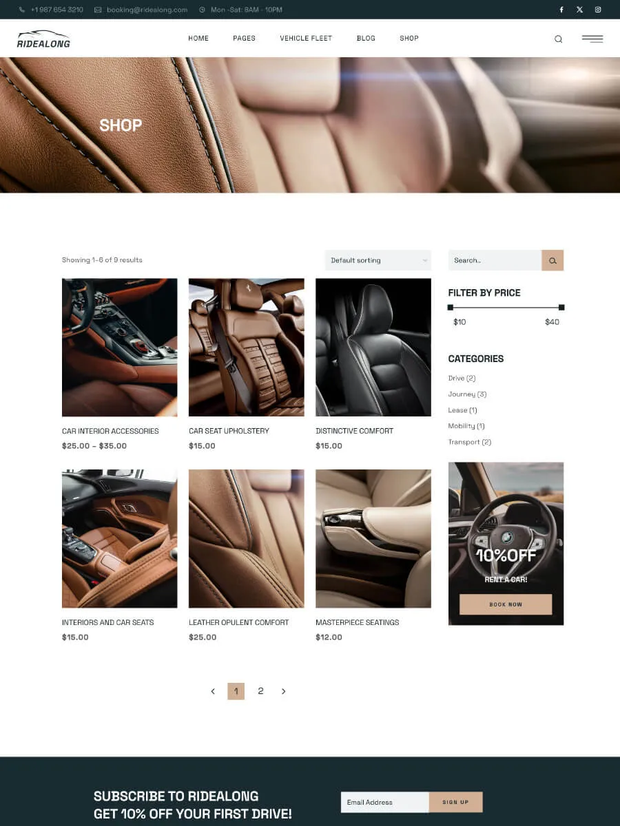 RideAlong brand asset featured on cullinanhire.com