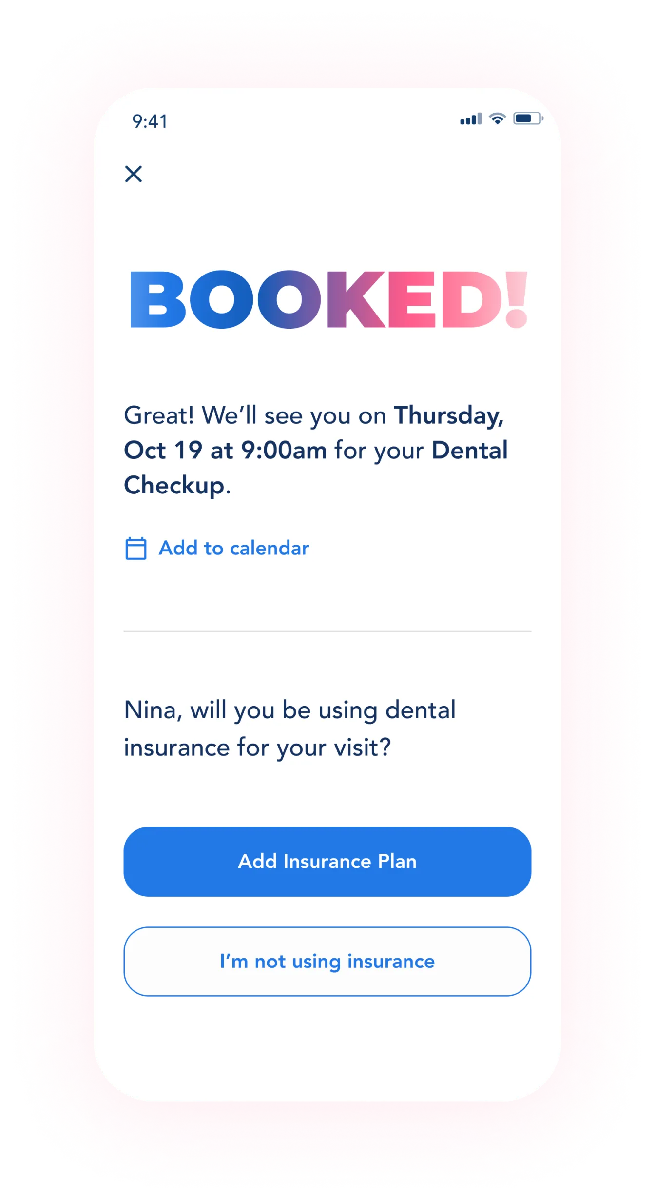 Rinse brand asset featured on rinse.dental