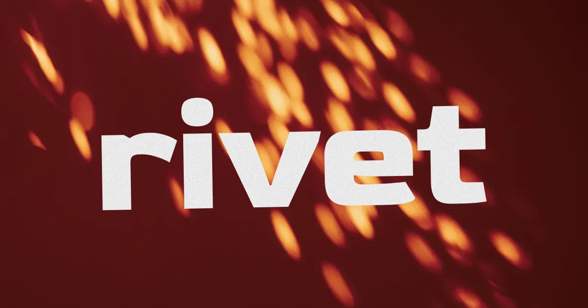 Rivet brand asset featured on rivet.design