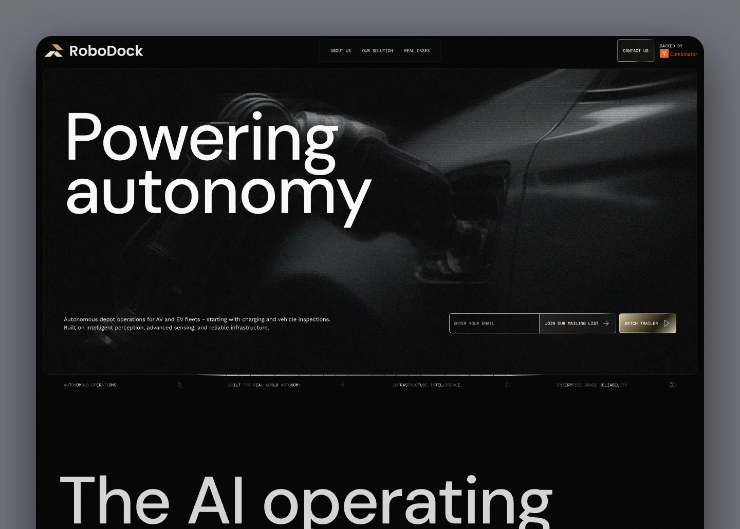 RoboDock brand asset featured on awesomic.com