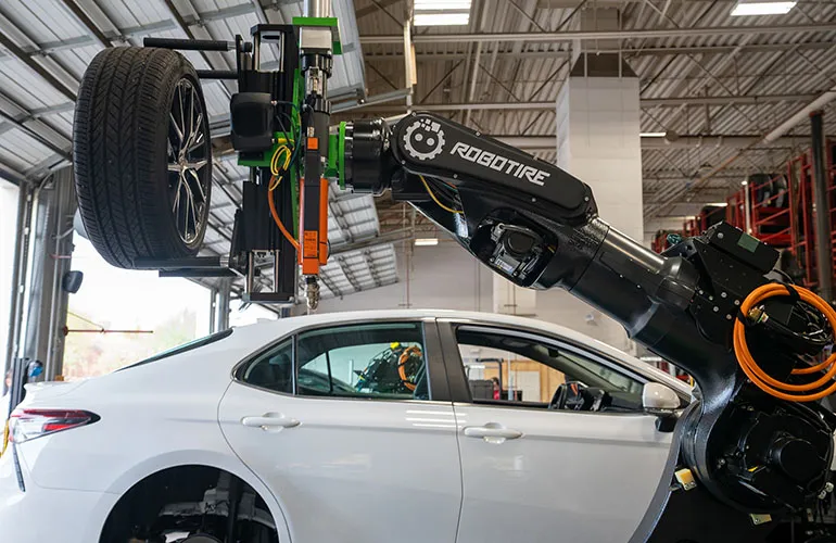 RoboTire brand asset featured on therobotreport.com