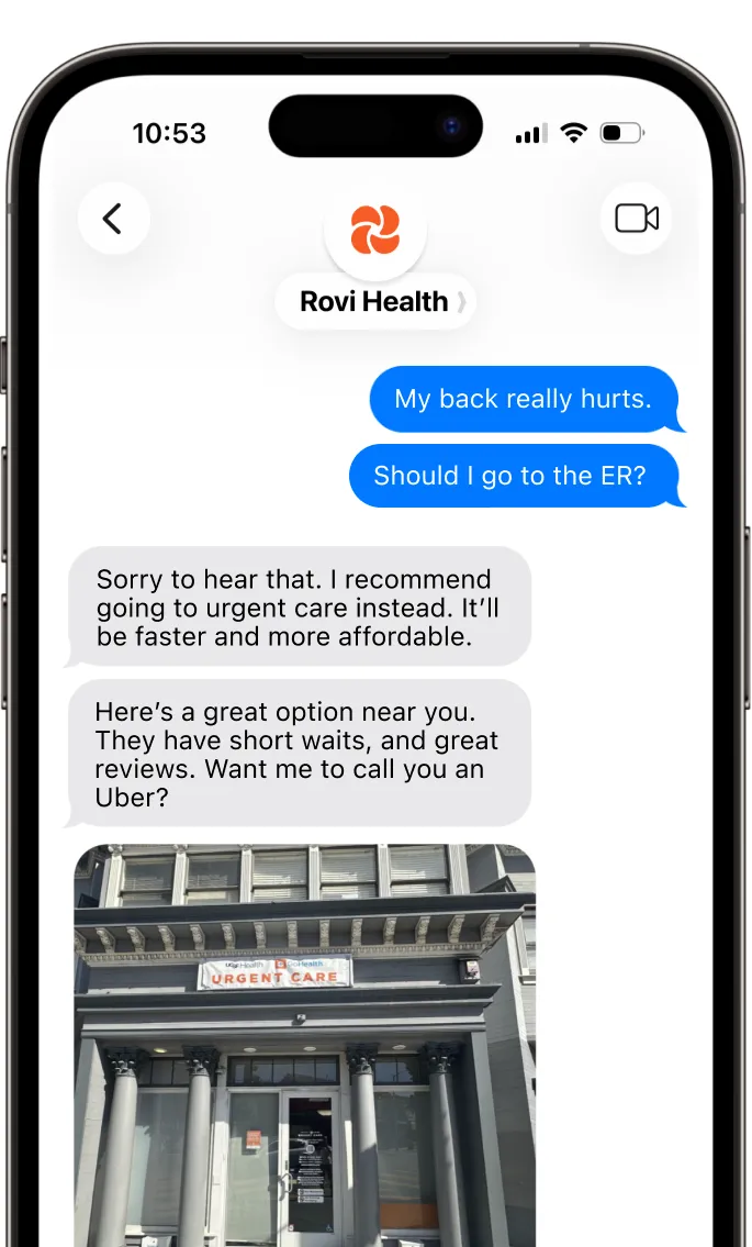 Rovi Health brand asset featured on rovi.health
