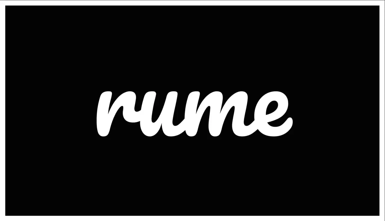 Rume brand asset featured on rume.video